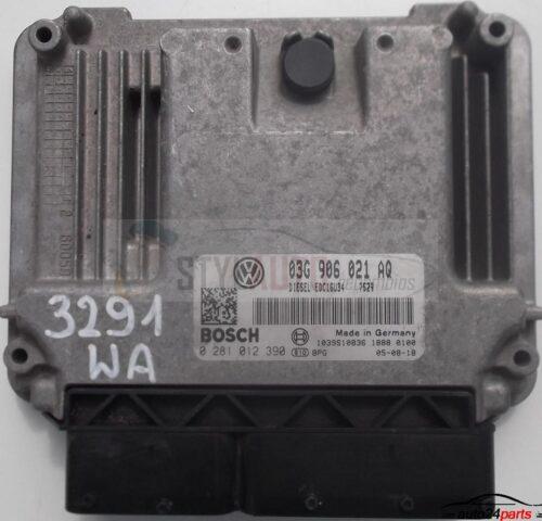 Centralita De Motor Vw Caddy 1.9 Tdi 105cv 03g906021aq 03g 906 021 Aq 0281012390 0 281 012 390