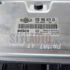 centralita de motor VW Passat EDC15P 1412 038906019ER 038 906 019 ER BOSCH 0281010704 0 281 010 704