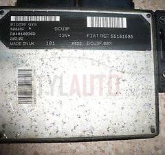 ecu centralita fiat doblo 1.9D 55181595 dcu3f r04010036d 80888f