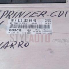 centralita motor mercedes sprinter cdi 0281011745 a6111530991