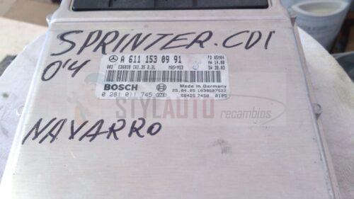 centralita motor mercedes sprinter cdi 0281011745 a6111530991