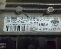 CENTRALITA MOTOR ECU FORD FIESTA 5WS40027M-T, 2S6A-112A650-BN, 1BSH, SID 802