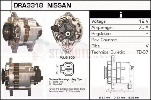 Alternador Nissan, 23100-14E00, 23100-14E00EP, JA184IR, LR170-405