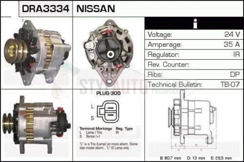 Alternador Nissan, 23100-C8604, 23100-C8604EP, JA672IR, LR235-402