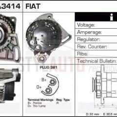 Alternador Mitsubishi, A2T41477, JA147IR, MD061430