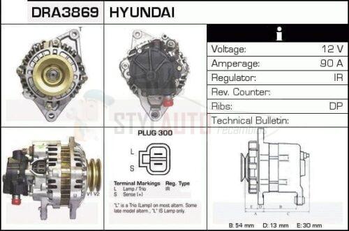 Alternador Mitsubishi, A3TN0699, JA1419IR