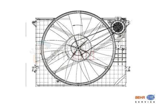 electroventilador nuevo mercedes w220 220 500 00 93 - A 220 500 00 93