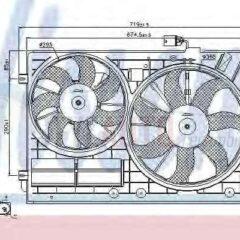 electroventiladores vw seat audi 2.0 tdi 1.9 tdi 85644 nissens