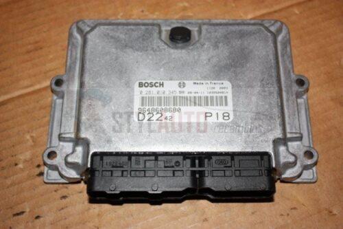 CENTRALITA DE MOTOR FIAT DUCATO JUMPER BOXER 2.2 HDI BOSCH 0281010345, 0 281 010 345, 9648608680 D2242 P18, 1039S04814