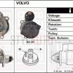 motor de arranque volvo 0001231004 / 0001368057 / 0986019830 / 21477586 / CGB-53067