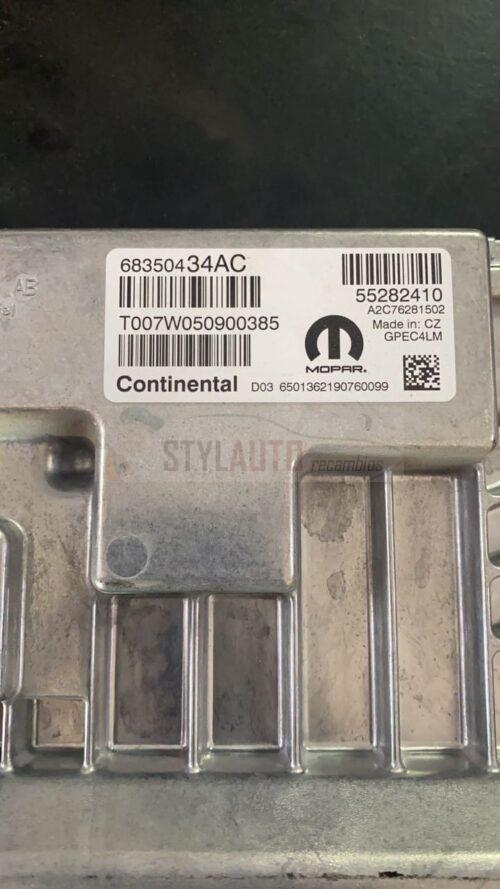 centralita de motor fiat 500x 68350434ac 55282410 a2c76281502