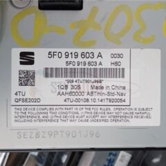 SISTEMA NAVEGACION GPS / 5F0919603A / 5F0919603A1QB / 17035738 SIRVE PARA SEAT LEON SC (5F5)