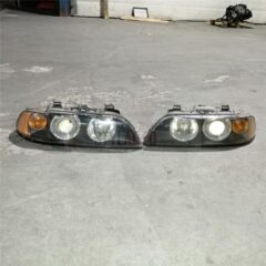 pareja faros ojos angel bmw 530d e39